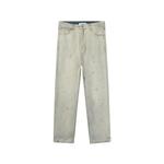 Джинсы Unisex FEAROM, Желтая версия с эффектом грязевых брызг - фото 10