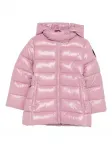 Стёганое пальто с капюшоном Save The Duck Kids, розовый - фото
