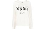 MSGM Logo embroidered Cotton Sweatshirt - фото