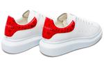 Кроссовки oversized sneaker 'white red crocodile' Alexander Mcqueen, белый - фото 4