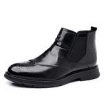 PEHL Ботинки челси мужские, черно-коричневые - фото