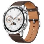 IBOANN Часы Watch Band Huawei Compatibility Genuine Leather Material, Frost white [GT4 leather ★ strap] - фото 4
