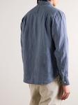Льняная рубашка MR P., синий - фото 4