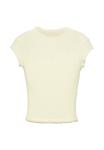 Футболка PULL&BEAR SOFT TOUCH, Light Yellow - фото 6