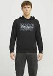 Толстовка с капюшоном GEDRUCKT Jack & Jones, черный - фото 4