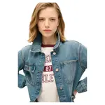 Куртка Superdry Embroidered Denim Chore, синий - фото 3