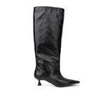 Черные кожаные ботинки Paris Texas, черный - фото