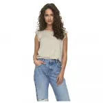 Футболка Only Augusta Sleeveless, бежевый - фото