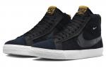 Кроссовки Nike Zoom Blazer Mid Premium SB 'Black Patchwork' - фото 3