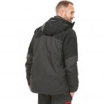 Куртка Forclaz Travel 500 -10C 3 в 1 водонепроницаемая мужская, темно-серый - фото 4