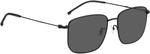 HUGO BOSS мужские солнцезащитные очки Tech & Innovation, Matte Black/Grey - фото 3