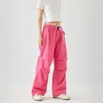 Карго-брюки унисекс GOLFCROSS, Розово-красные - фото 9