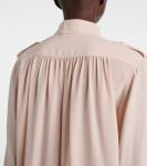 Шёлковая рубашка Chloé, Delicate Pink - фото 5