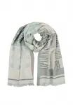 Шарф tuch ailis Joop!, Champagner Hellblau Gemustert - фото 2