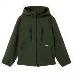 Куртка Name It Alfa08 Softshell Sport, зеленый - фото 2