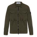 Куртка overshirt 'olive' Stone Island, зеленый - фото