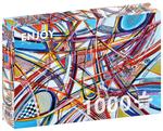 Пазл, Кривые линии, 1000 шт. Enjoy - фото