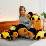 Плюшевая игрушка хот-дог такса ручной работы Small bubble - фото 7