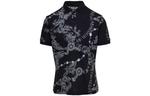 Baroque pattern Print Polo Shirt VERSACE JEANS COUTURE, черный - фото