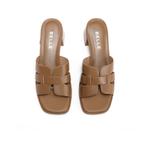 Шлепанцы женские Belle, коричневый - фото 3