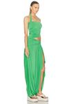Для FWRD Длинное платье с вырезами Siedres, зеленый - фото 2