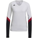 Волейбольная майка женская белая Adidas - фото