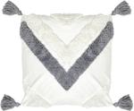 Чехол для подушки Novel, серый/белый - фото