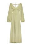 Платье NA-KD Maxi dress, Light Green/Green - фото 5