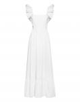 Длинное платье PHILIPP PLEIN, белый - фото