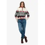 Свитер Superdry Intarsia half zip, белый - фото 6