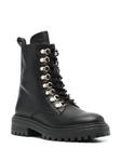 TWINSET декорированные ботинки на шнуровке, черный - фото 2