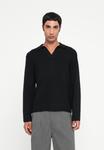 Топ Jack & Jones JCOCOVER KNIT SPLIT, Black - фото