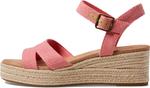 Туфли TOMS Audrey, Shell Pink Metallic Linen Stripe - фото 4