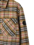 Куртка-рубашка в клетку BURBERRY, коричневый - фото 5