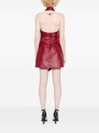 Giuseppe Di Morabito мини-платье с плиссировкой, красный - фото 4