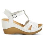 Босоножки на танкетке Natala Flexus, белый - фото 3