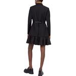 Женское платье Prada с длинными рукавами, черный - фото 6