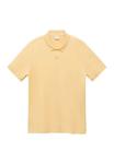 Поло Mango Polo shirt, Yellow - фото 5