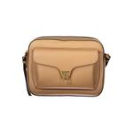 Коричневая кожаная сумка Coccinelle, коричневый - фото