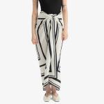 Eliza monogram sarong Anine Bing, айвори & черный monogram - фото 3