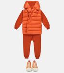 Стеганый пуховый жилет Rick Owens, оранжевый - фото 2