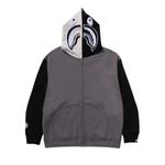 Худи BAPE Shark Full Zip Hoodie #1, Black - фото