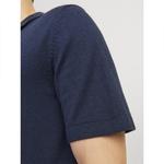 Поло Jack & Jones Emil Knit, синий - фото 4