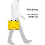 Жесткий чехол Nanuk 910 с пеной (желтый) - фото 7