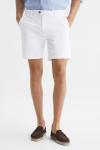 Шорты чинос Wicket Modern Fit Reiss, белый - фото