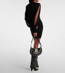 Мини-платье из джерси Vinia Isabel Marant, черный - фото 3