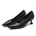 Туфли на высоком каблуке женские черный Aokang - фото 4