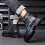 Мужские ботинки Martin Boots Black Mulinsen, Коричневые с подкладкой - фото 3