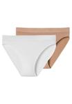 Трусы 2-PACK CLASSIC SEAMLESS Schiesser, бежевый - фото