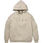 Хлопковый худи с вышитым логотипом Gramicci, серый - фото